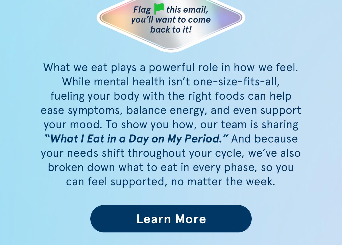 Flag this email, you'll want to come back to it!