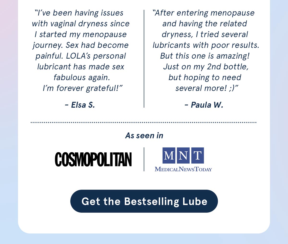 5-star reviews, as seen in Cosmopolitan and MedicalNewsToday.