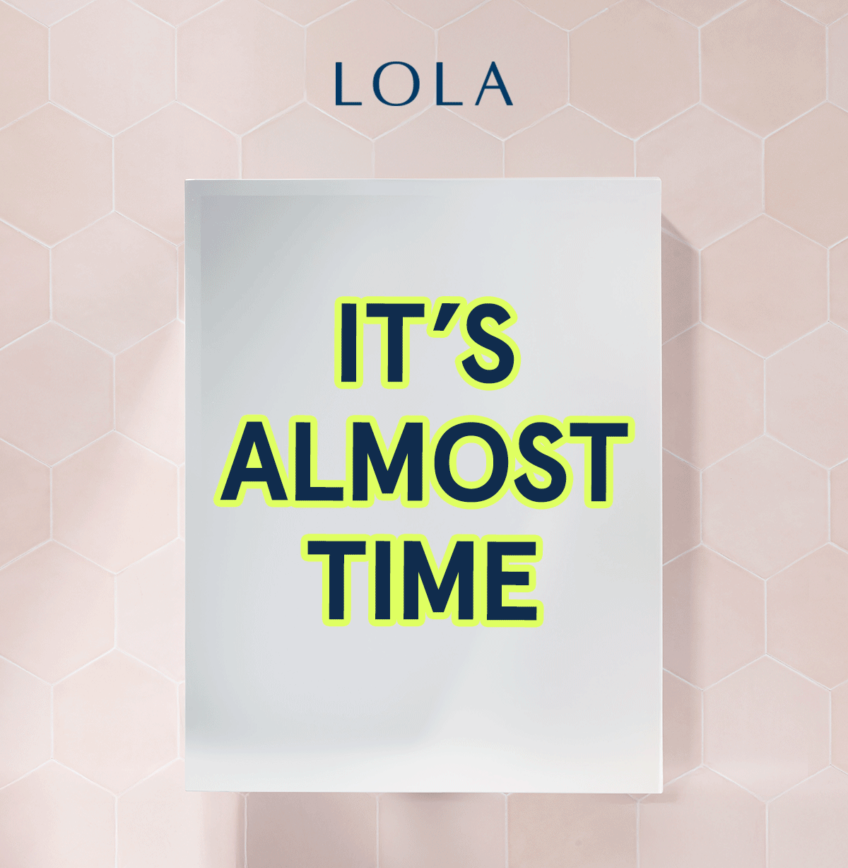 It's almost time