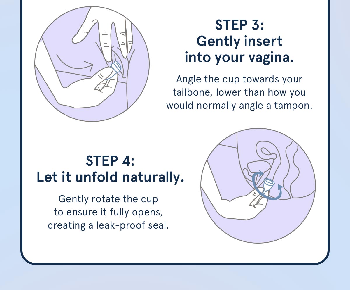 Steps 3 and 4 of insertion