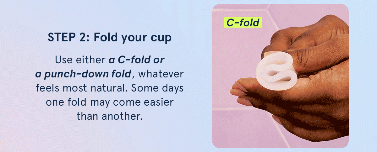Step 2: Fold your cup