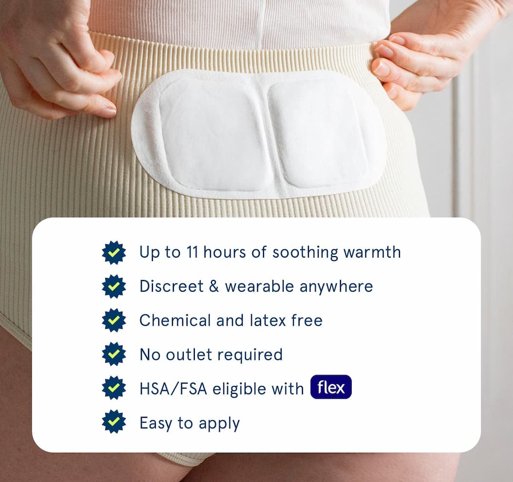 Up to 11 hours of soothing warmth