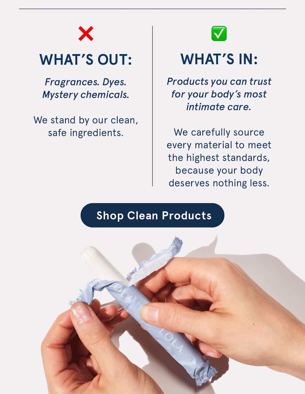 Shop Clean Products