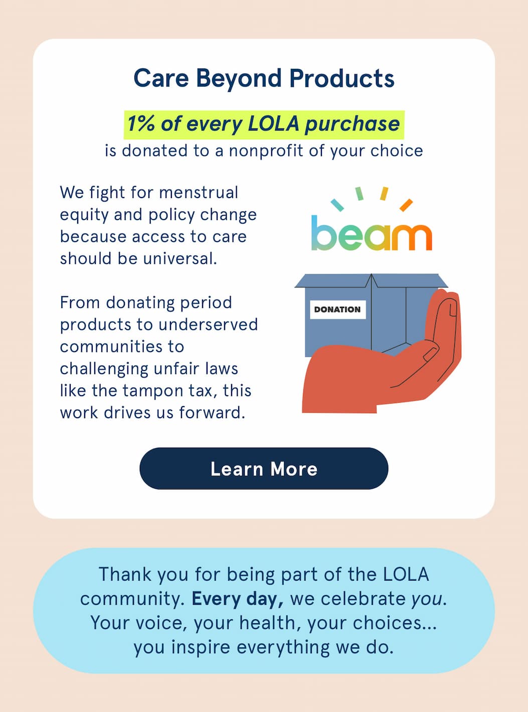 Care Beyond Products