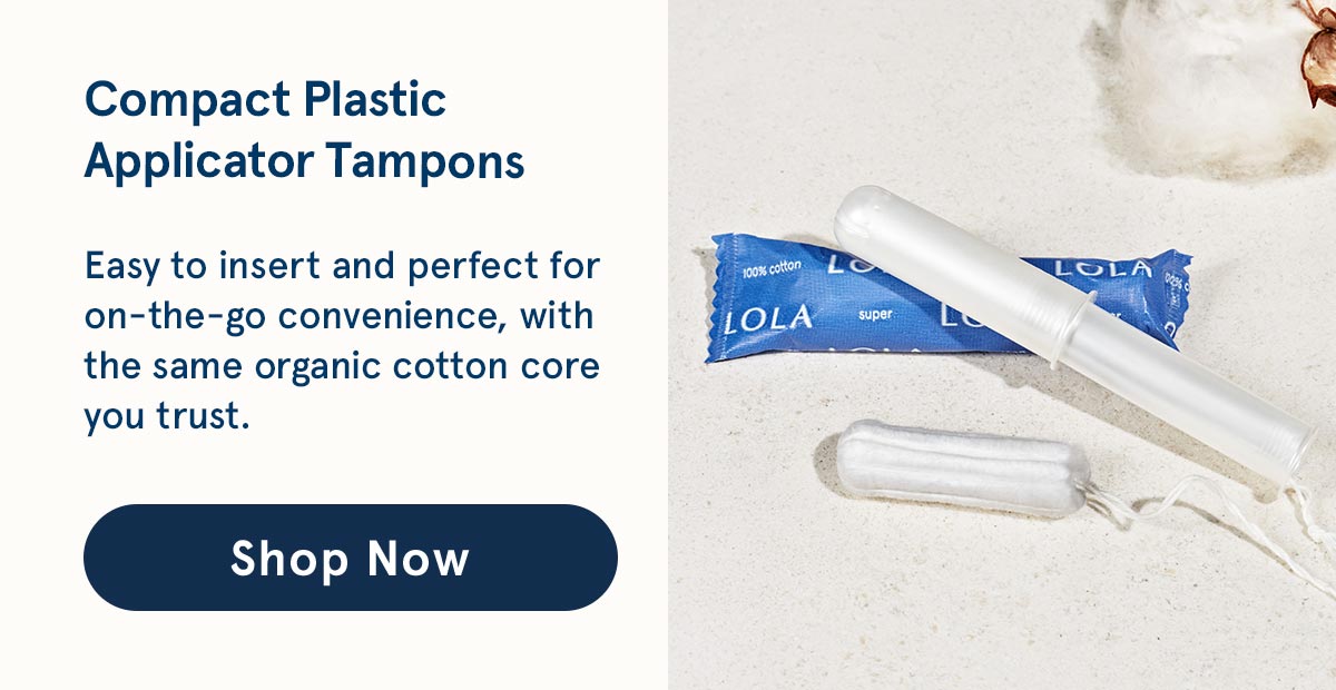 Compact Plastic Applicator Tampons