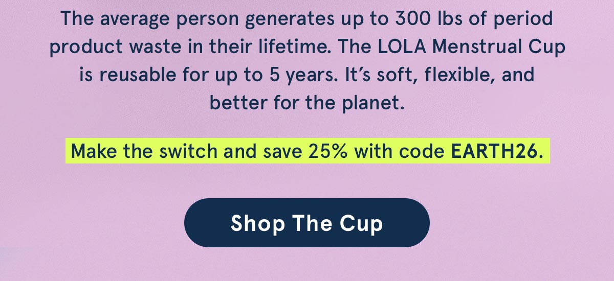 Shop Sustainable Menstrual Cups