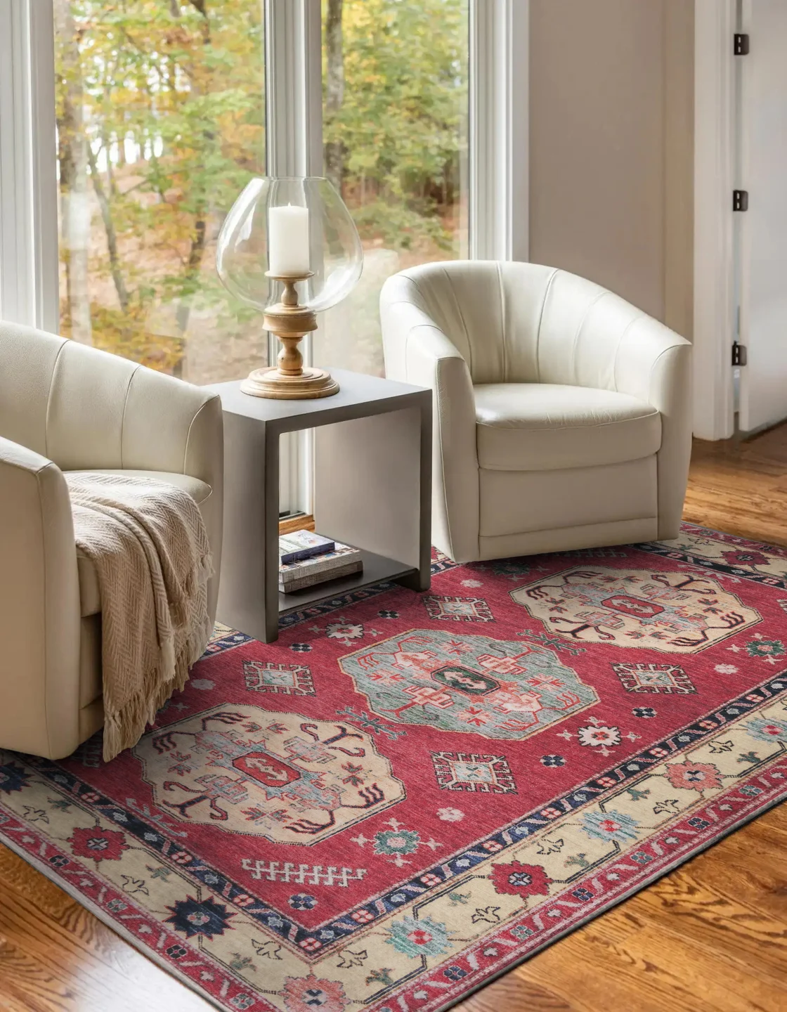 My Magic Carpet's shary-coral-5x7 in a living room