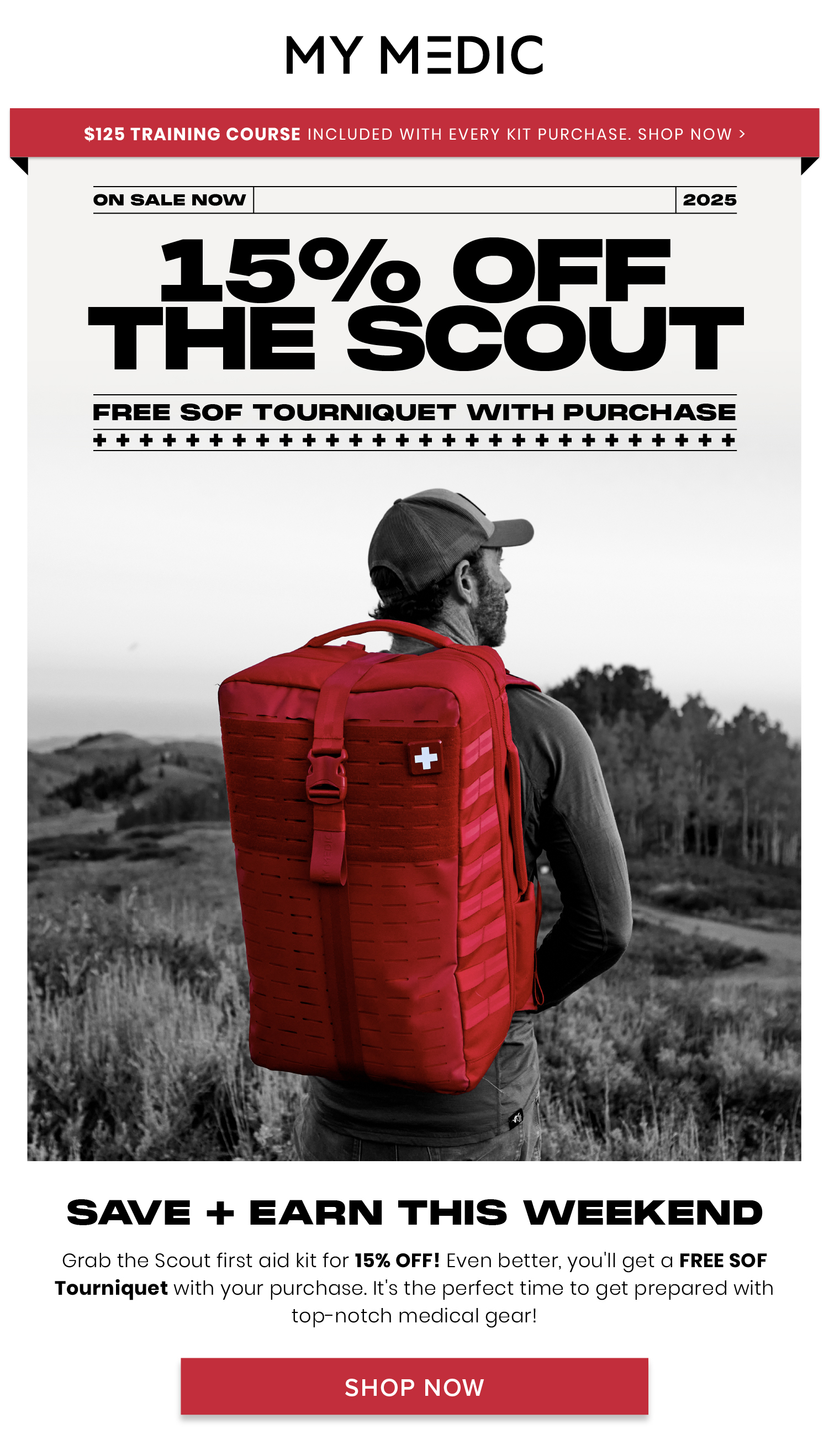 15% OFF THE SCOUT! 