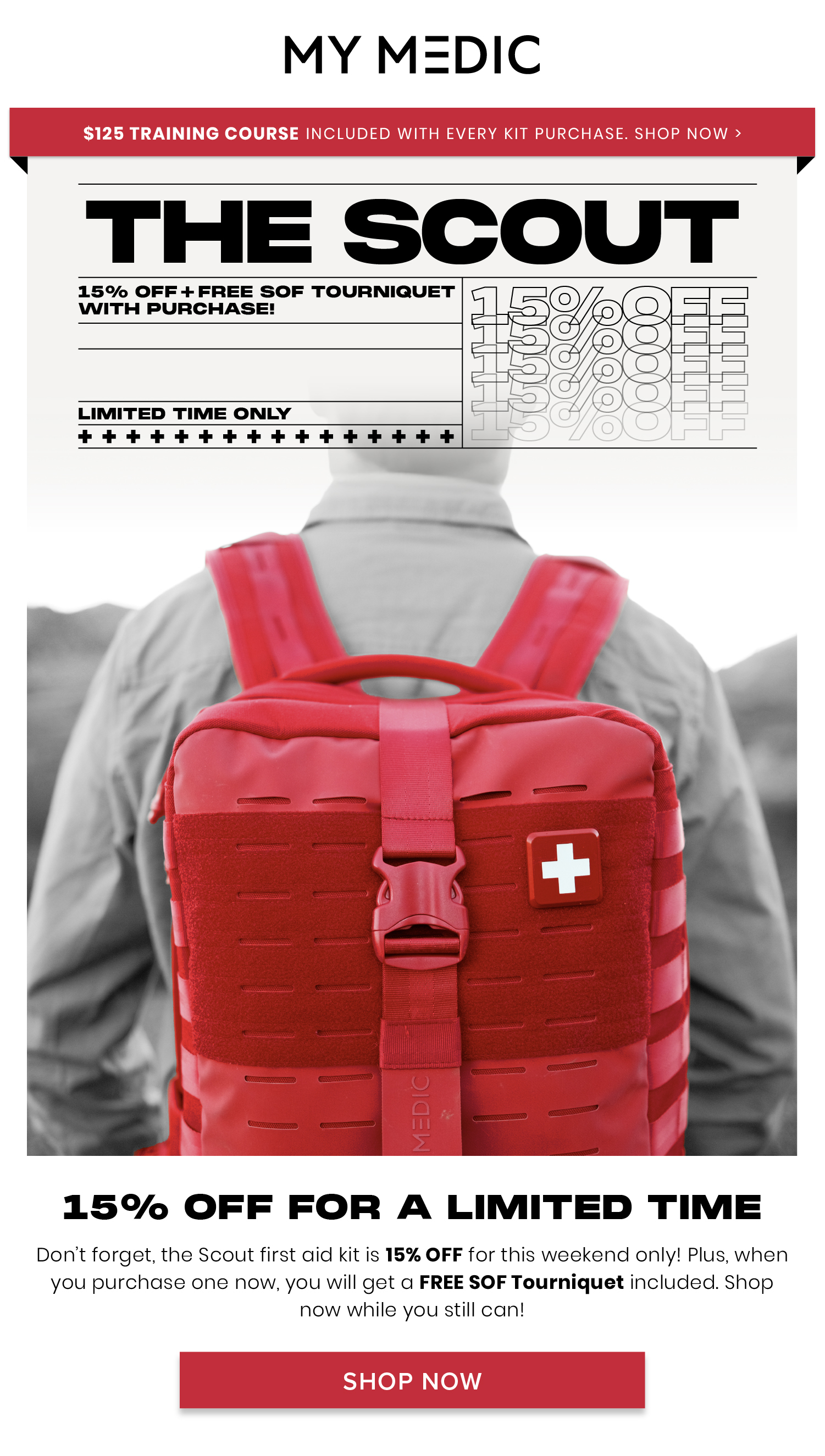 The Scout 15% OFF! 