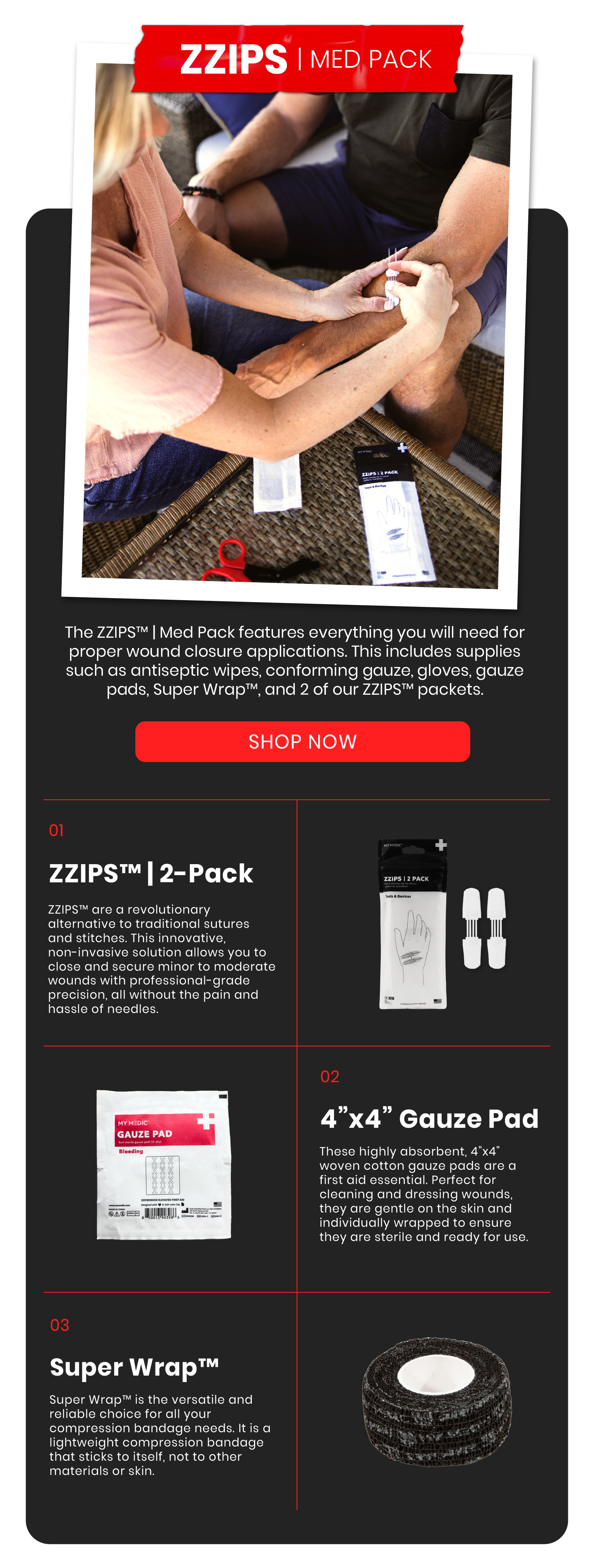Zzips Med Pack BOGO! 