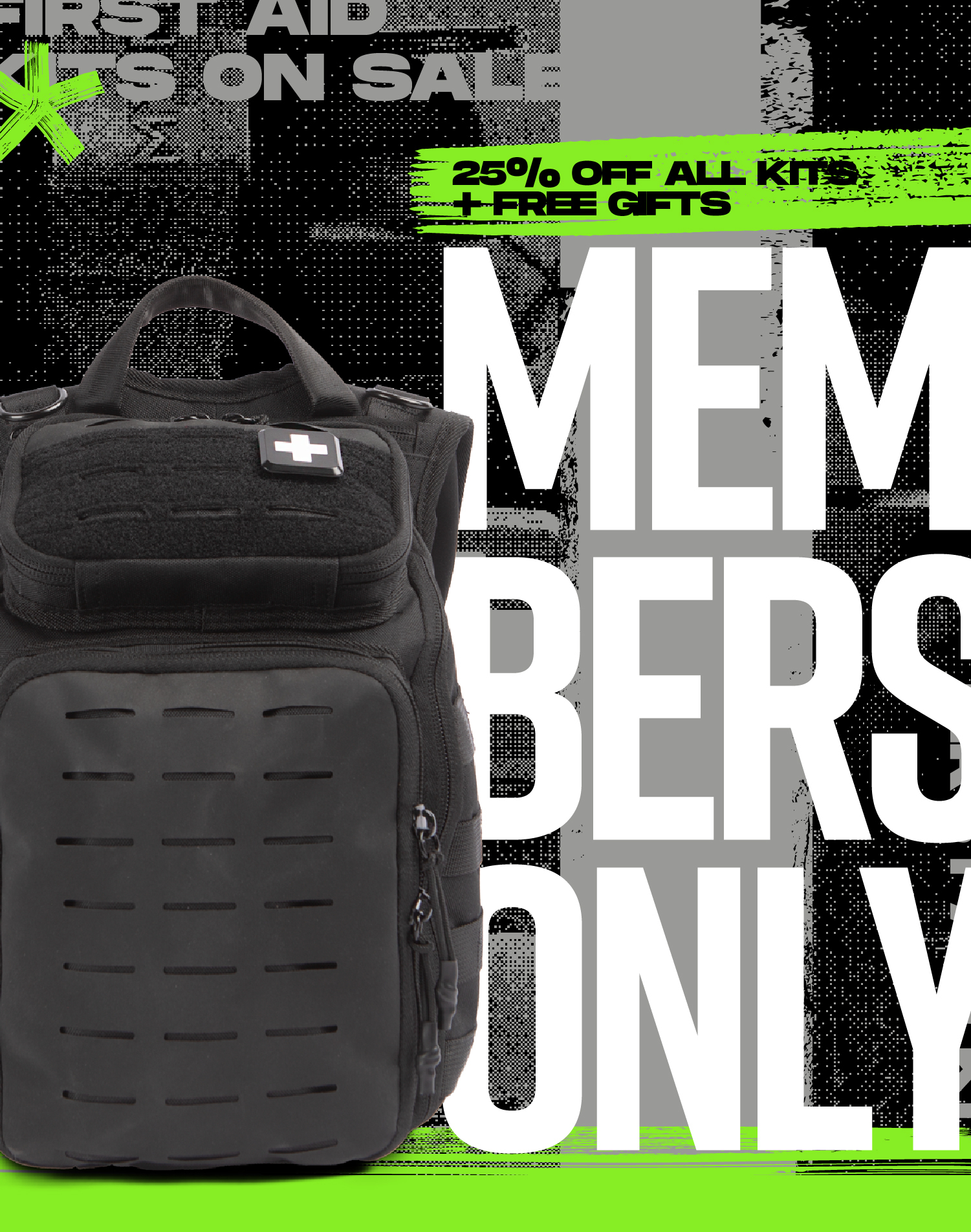 Members 25% First Aid Kits 