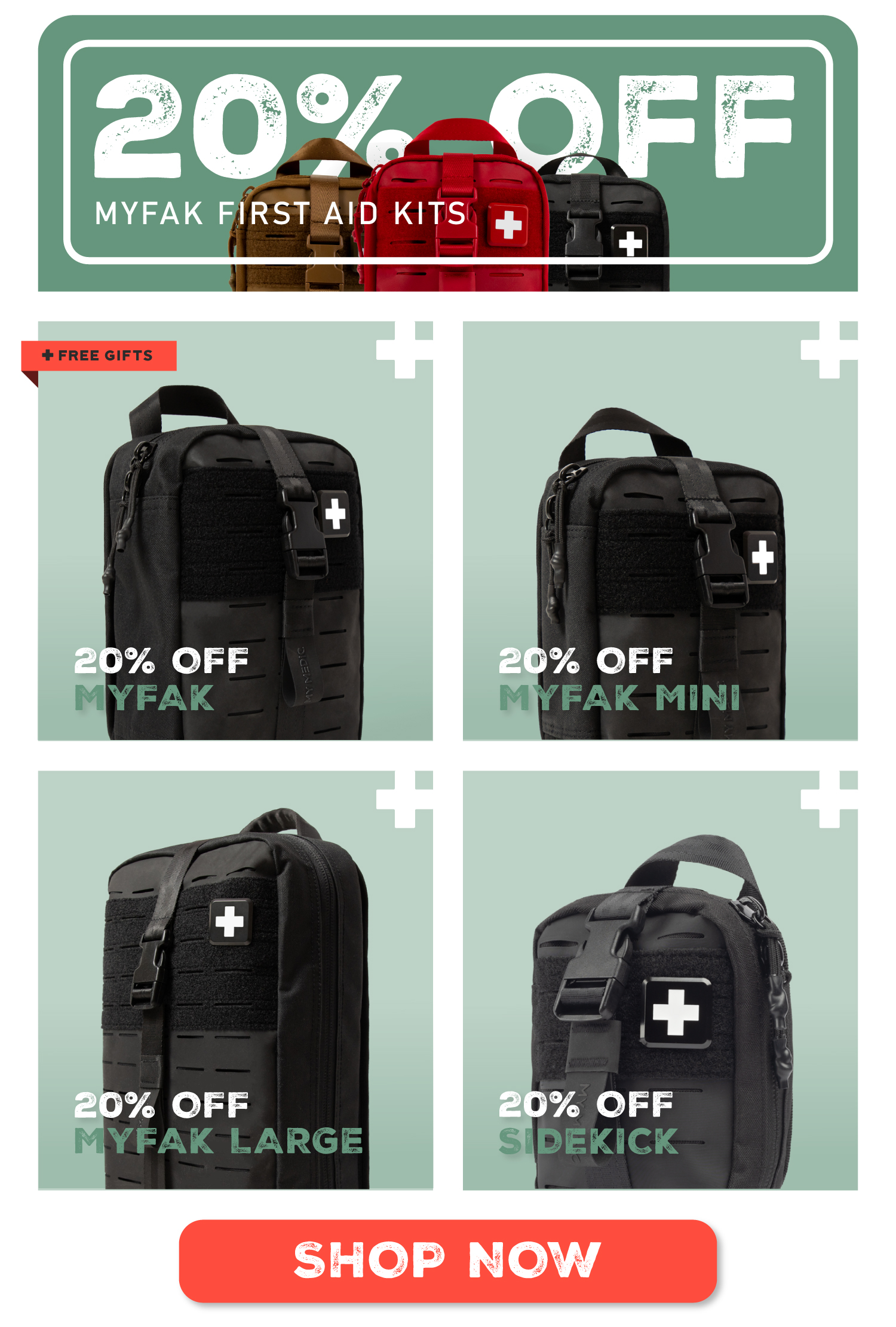 Early Access Black Friday - 20% OFF ALL FIRST AID KITS