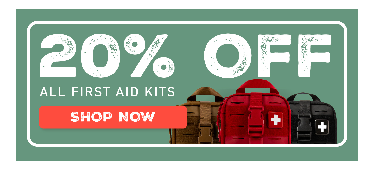 20% off all first aid kits