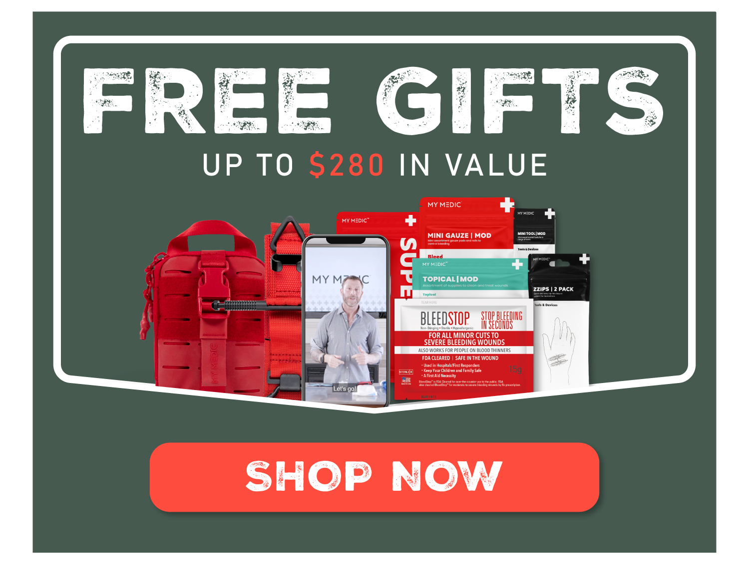 free gifts up to $280 in value