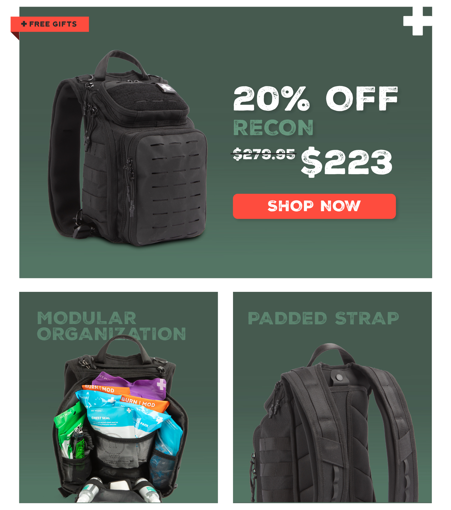 20% off the recon first aid kit