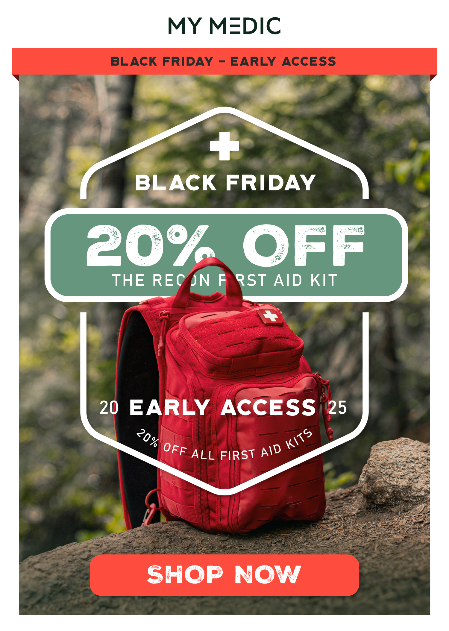 20% off the recon first aid kit