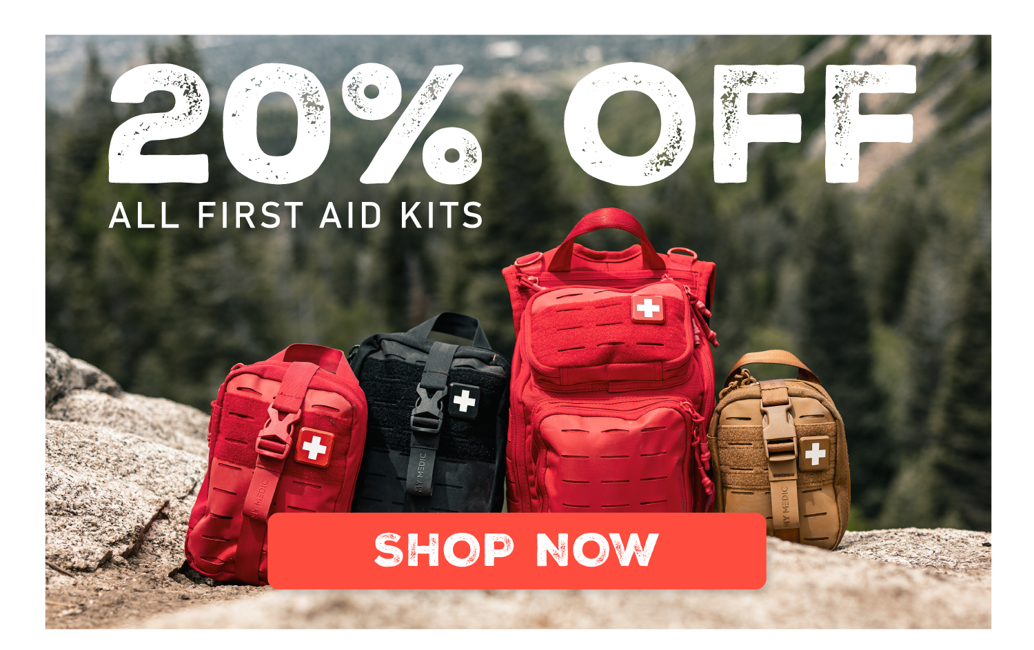 20% off all first aid kits
