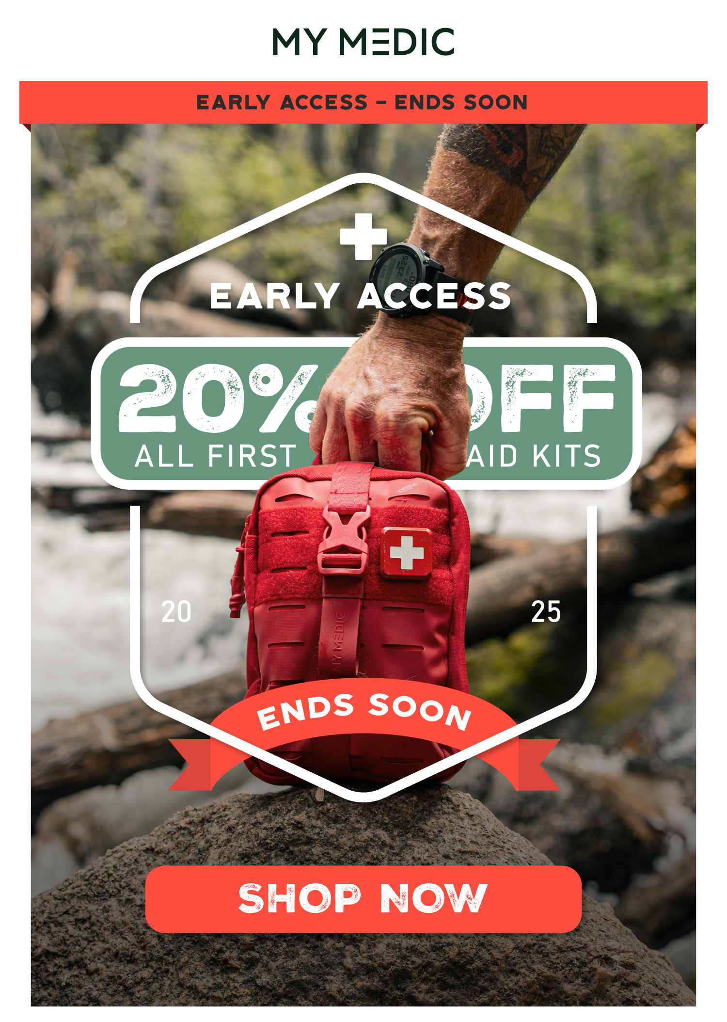 Early Access Black Friday - 20% off all first aid kits