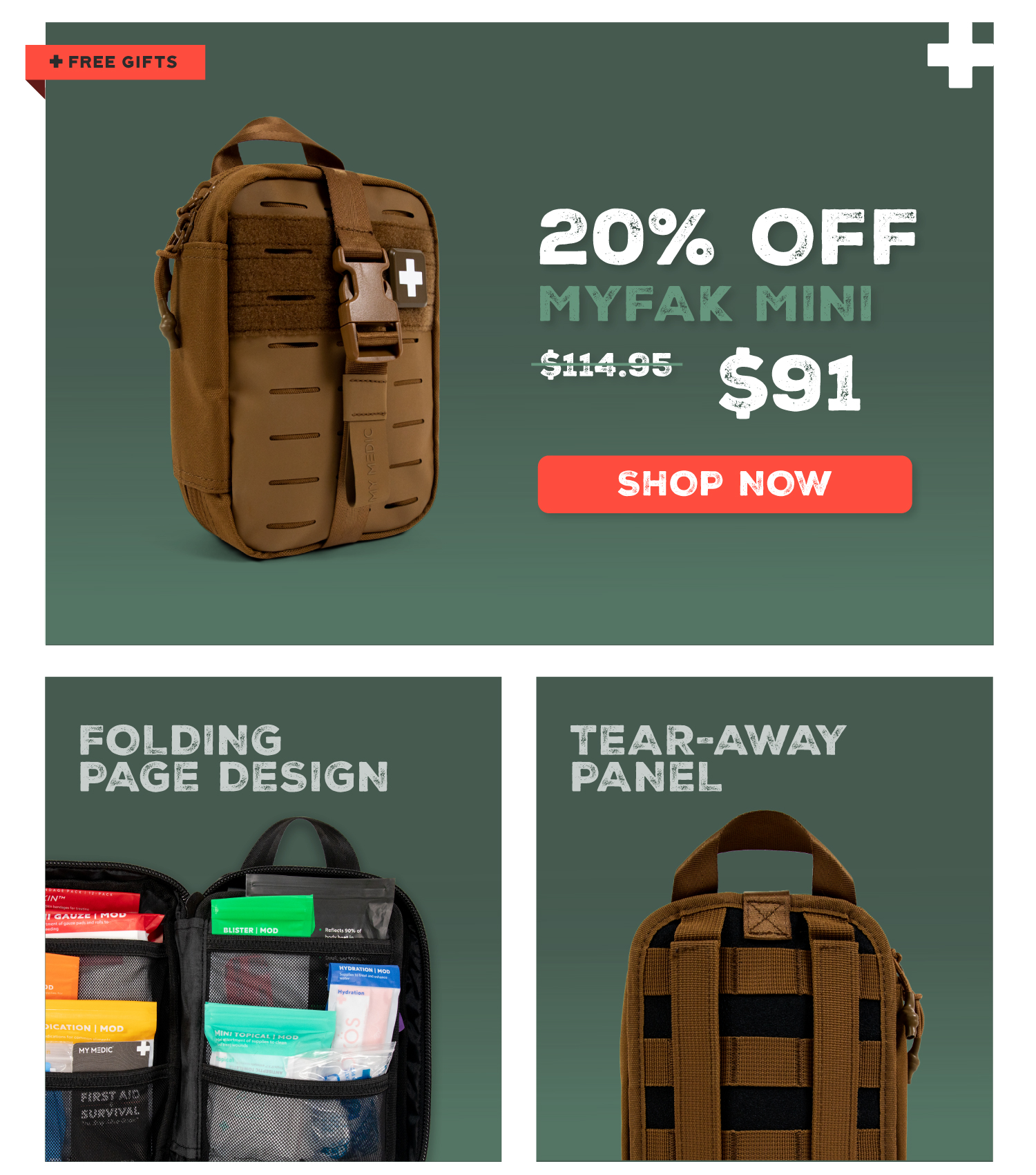 20% off the MyFAK mini