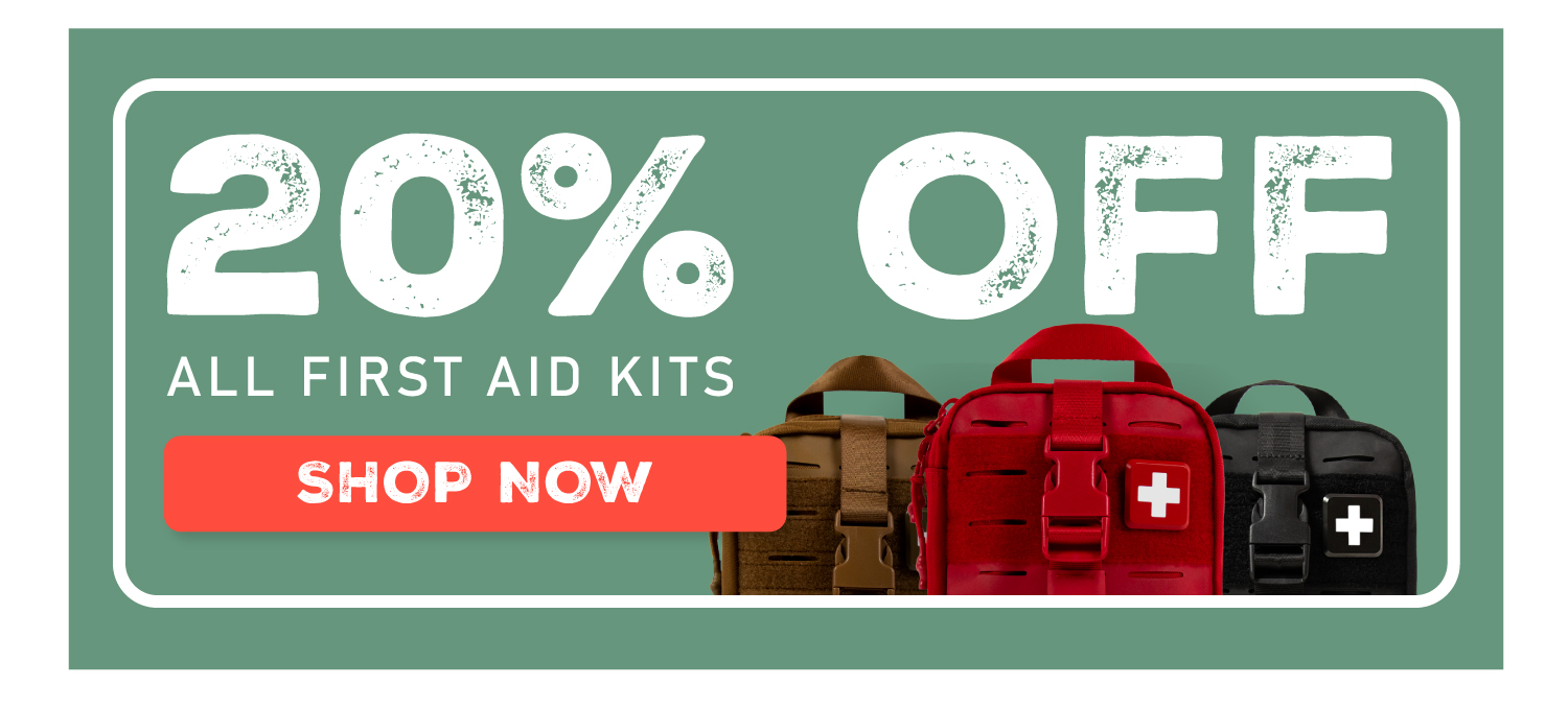 20% off all first aid kits