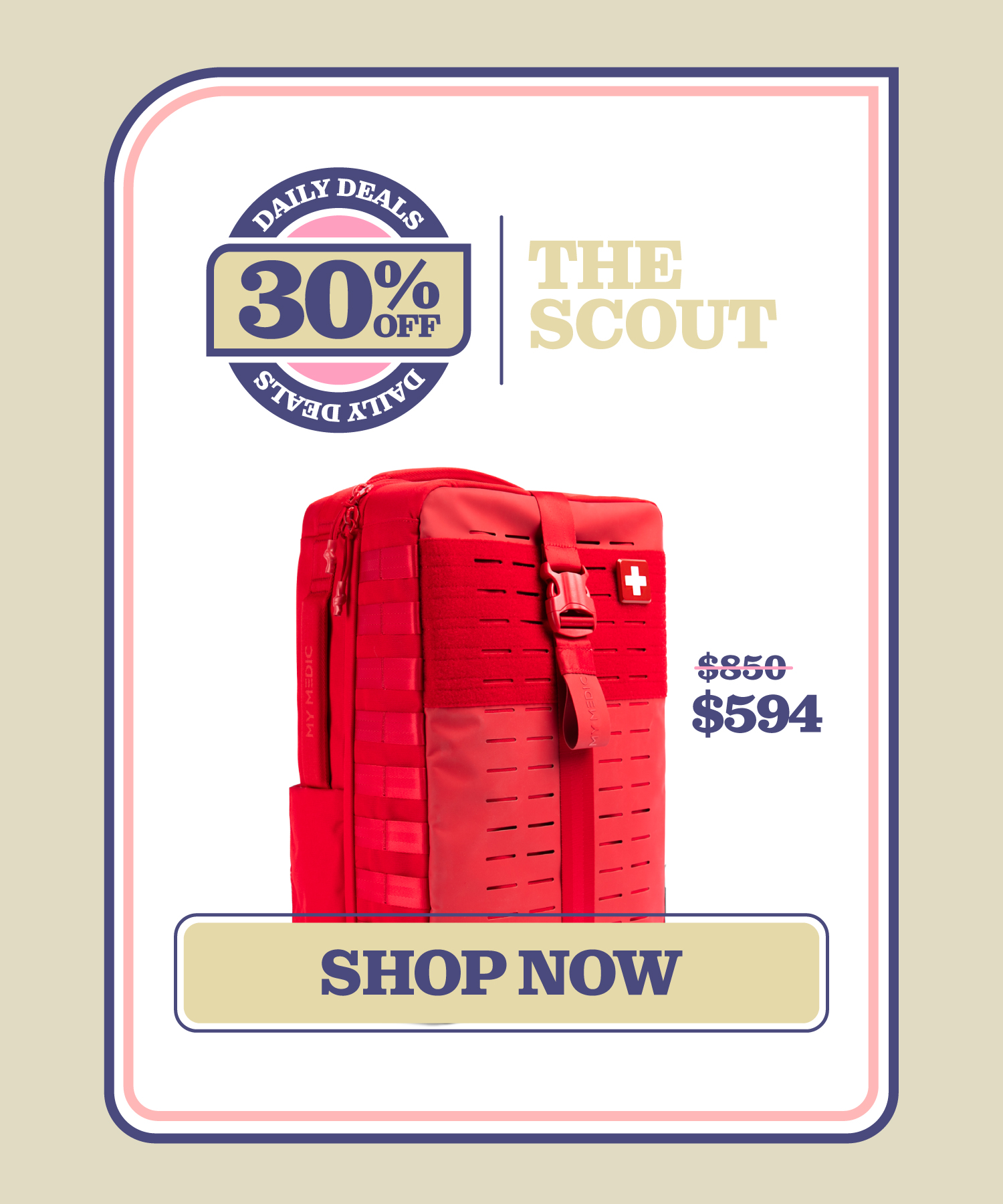 Today Only - 30% Off the Scout