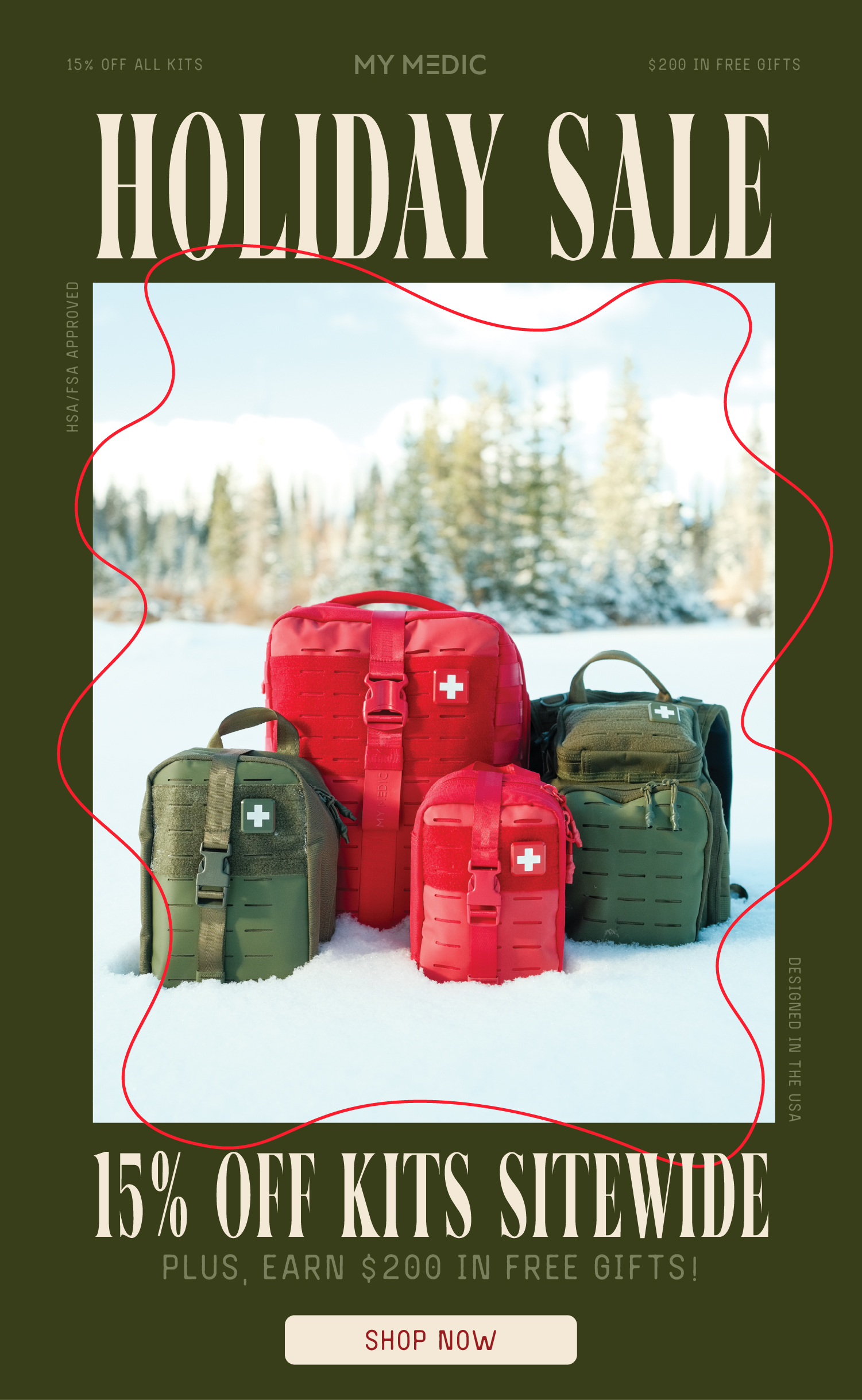 My Medic Holiday Sale - 15% off Kits Sitewide