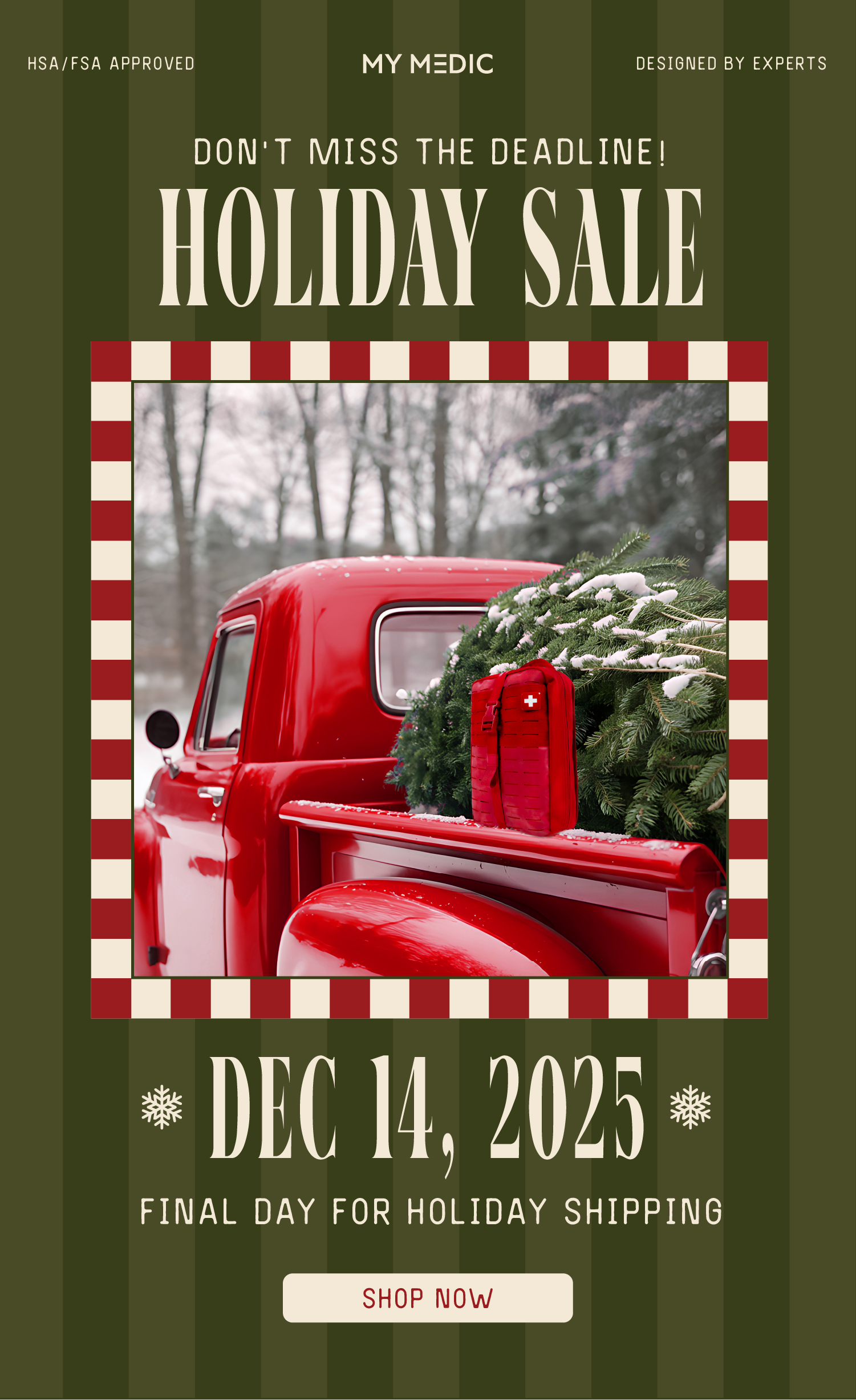 Final day for Holiday Shipping - Dec 14th