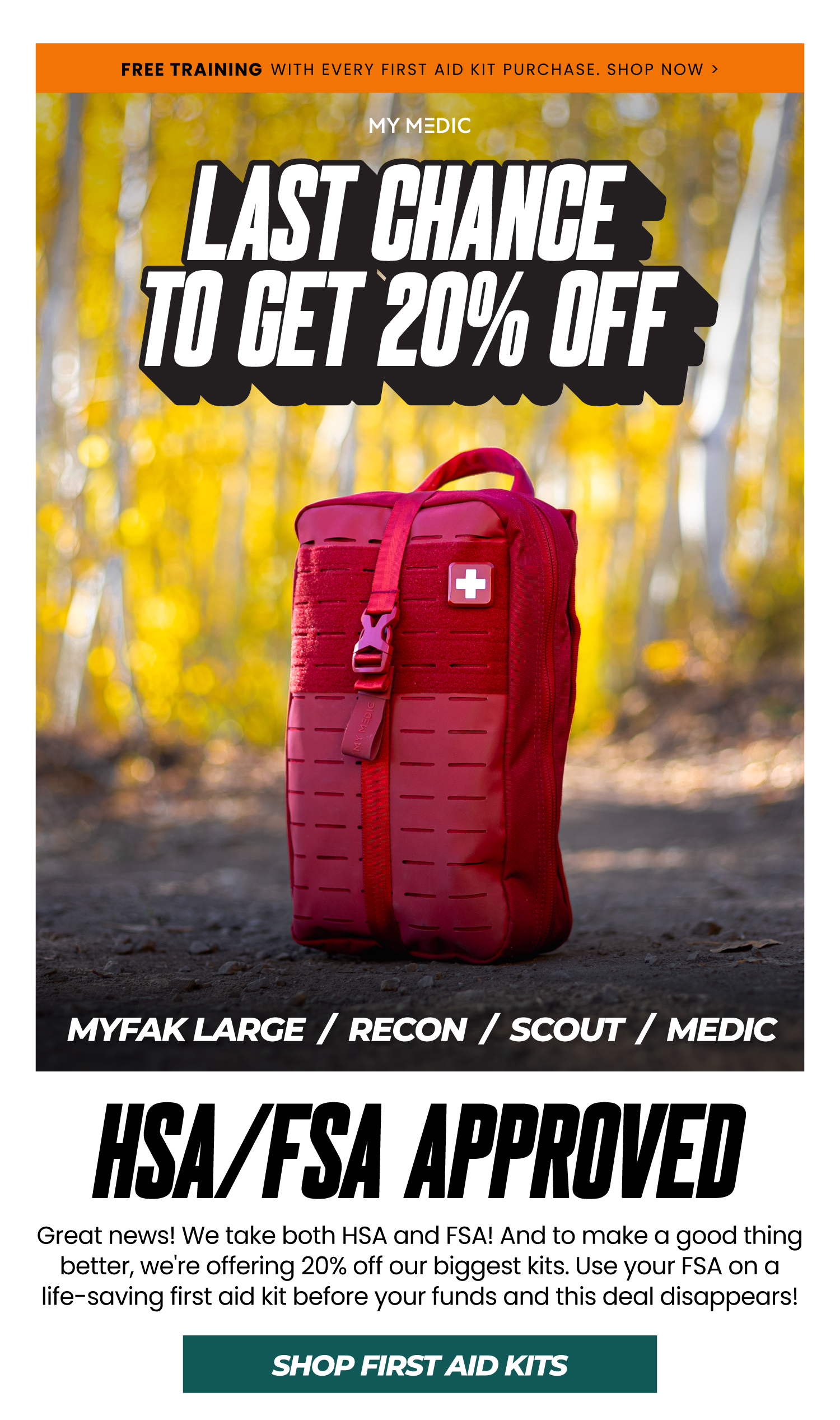 Last Chance to get 20% off our biggest kits