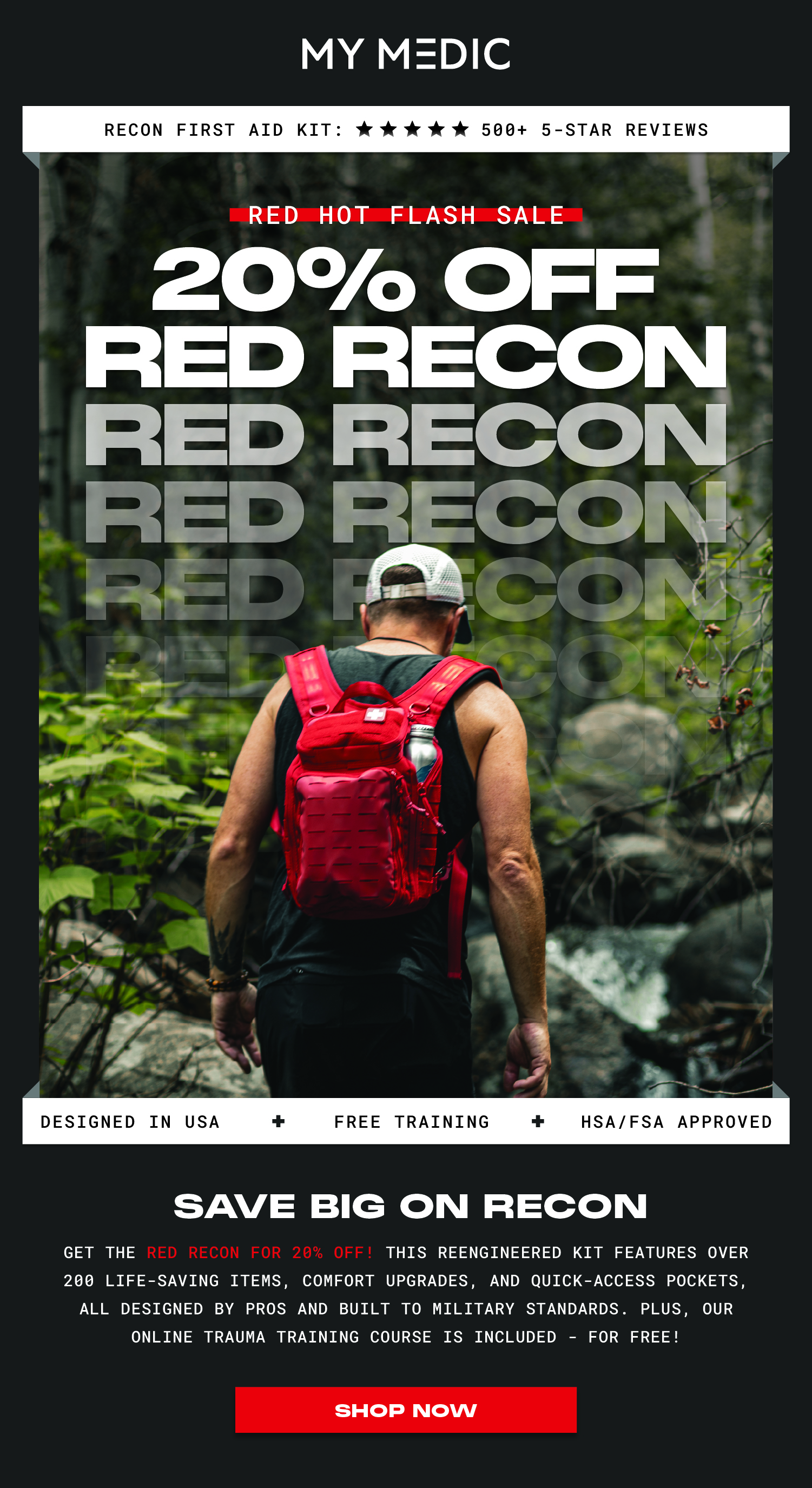 Red Hot Flash Sale - 20% off the Red Recon