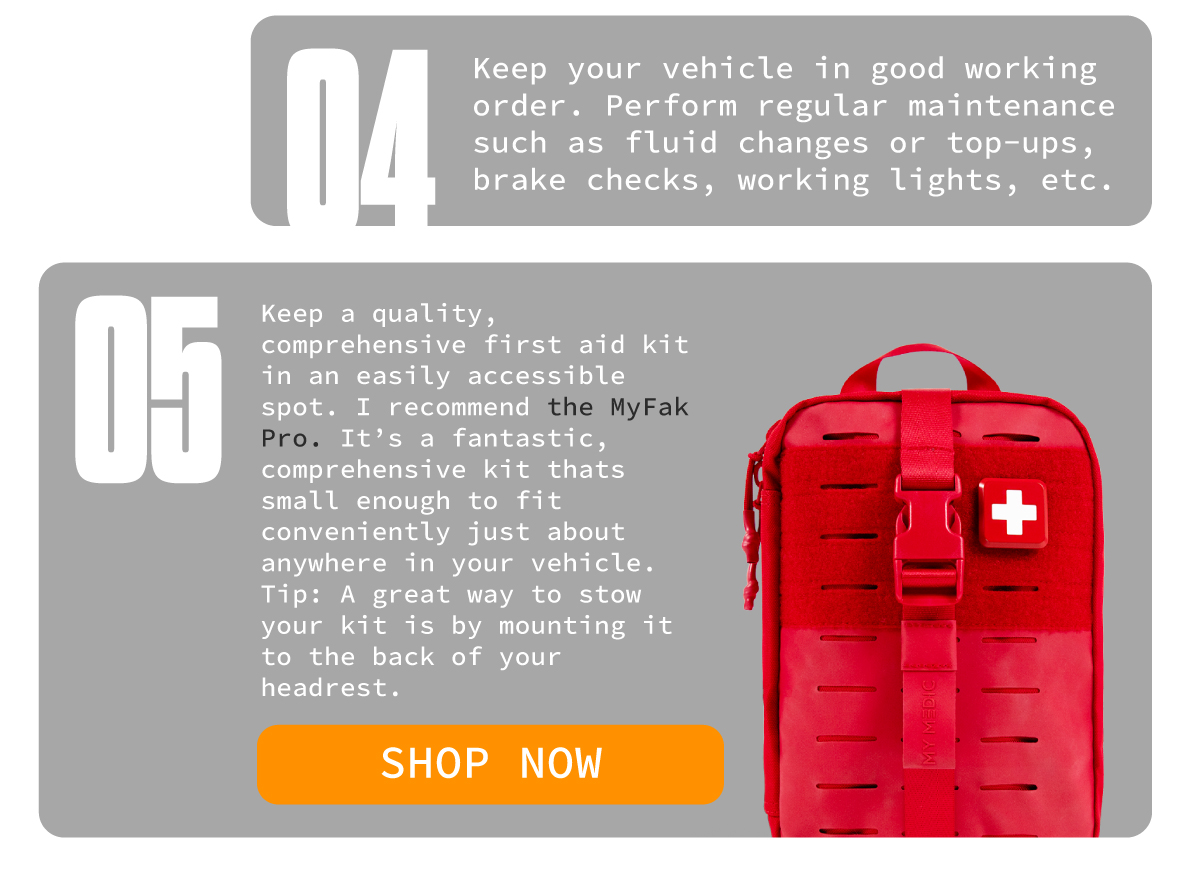 Recommended First Aid kits for your car? Try the MyFAK Pro