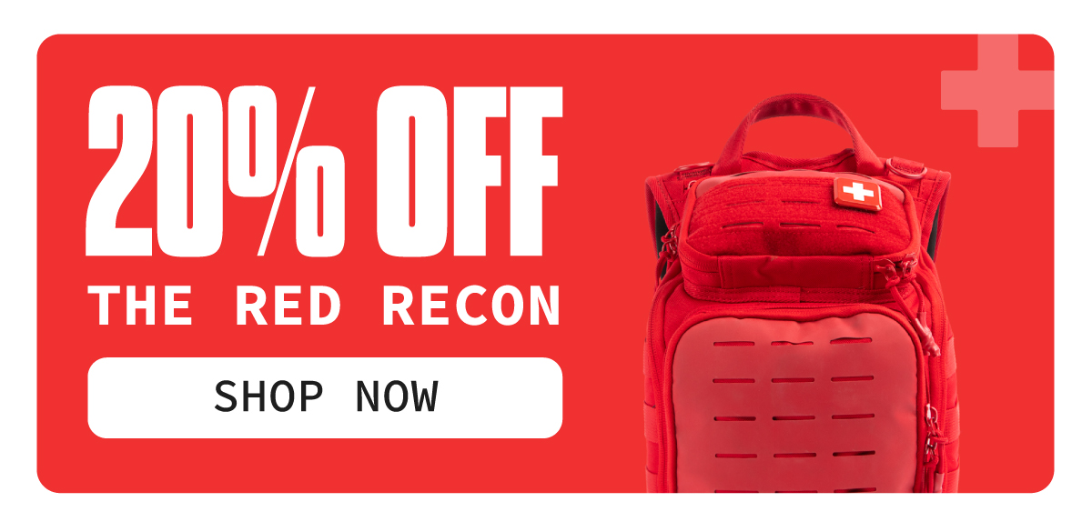 Get 20% off the Red Recon First Aid Kit