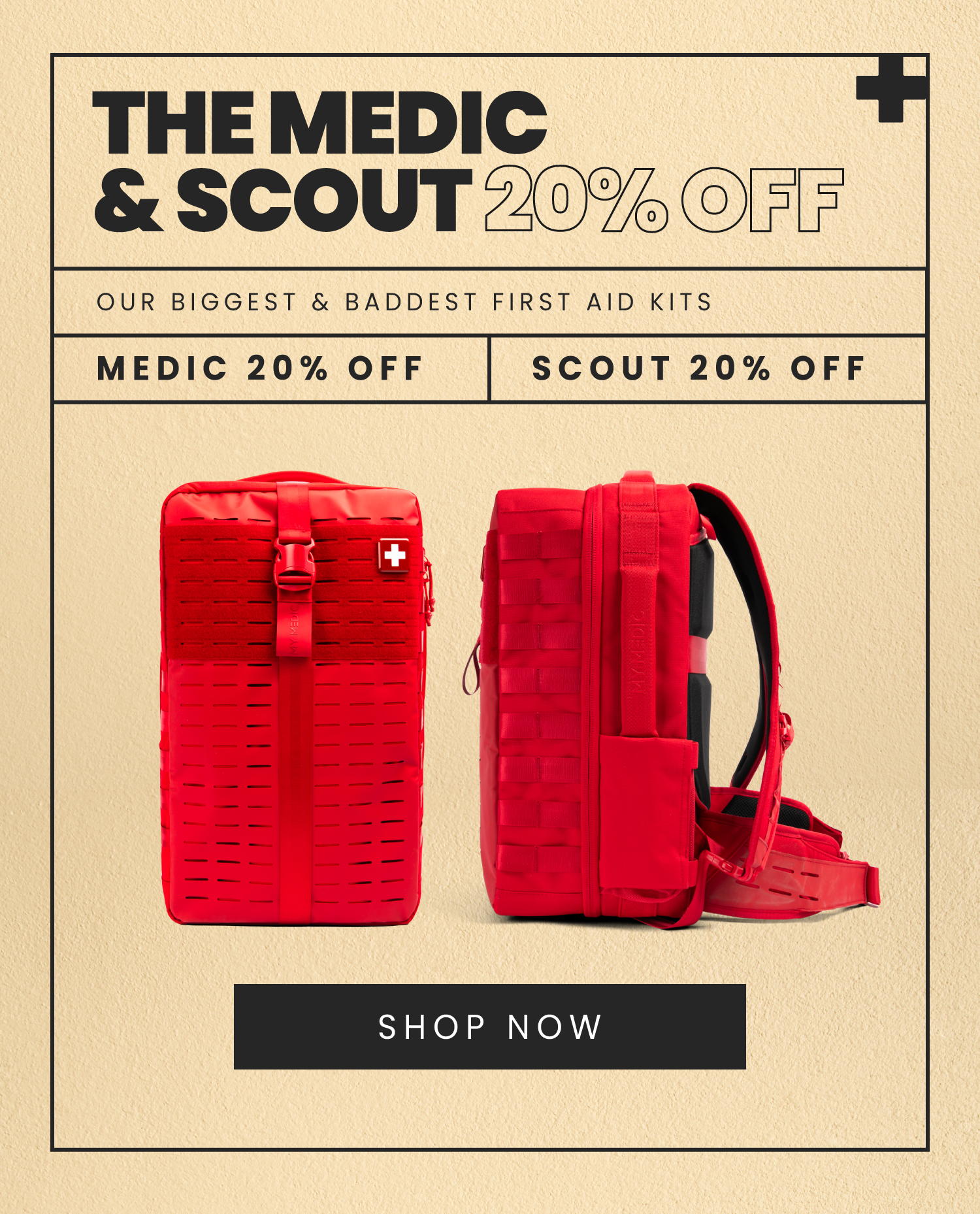 20% off The Medic And Scout First Aid Kit