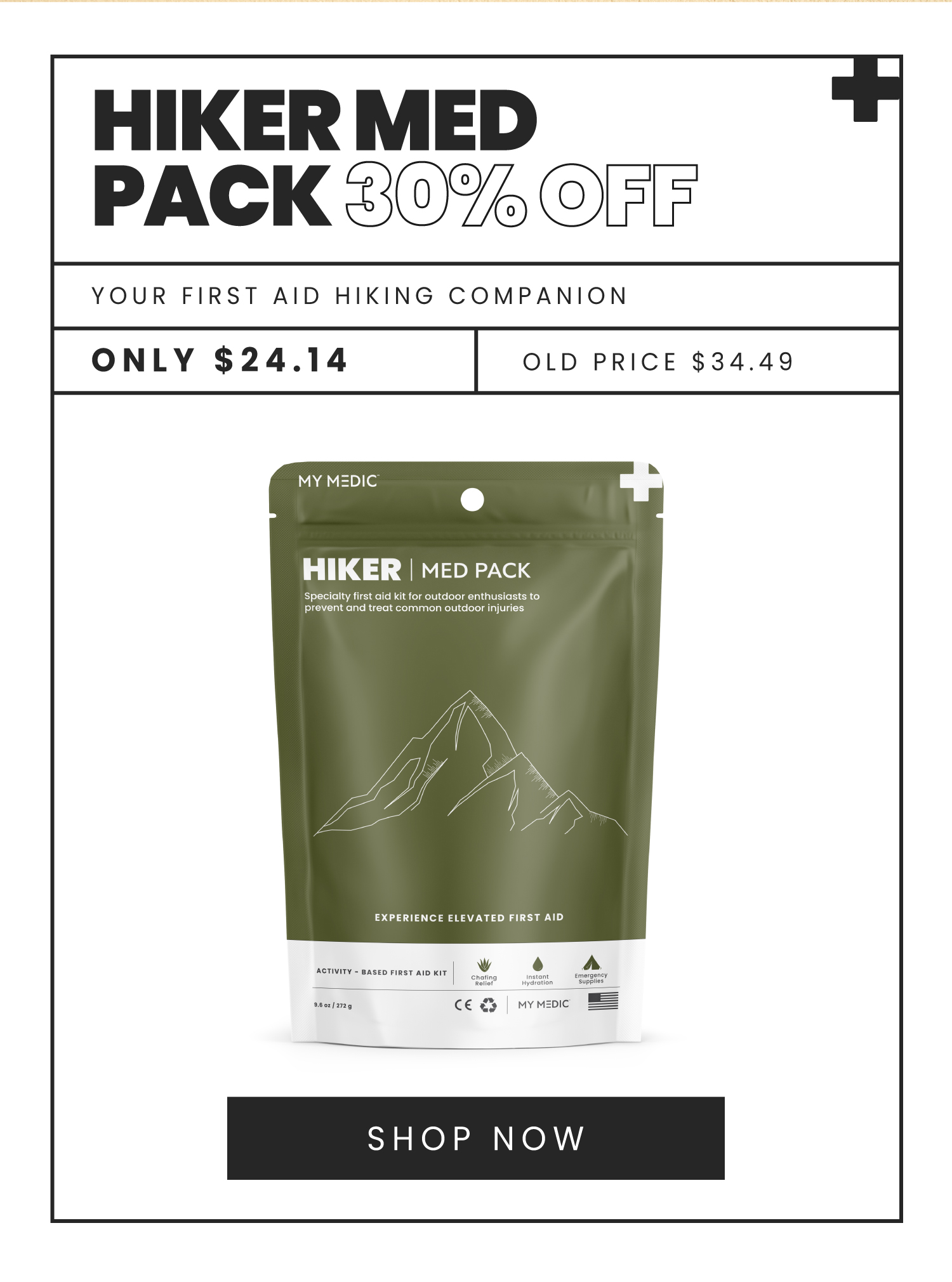 30% Off The Hiker Med Pack