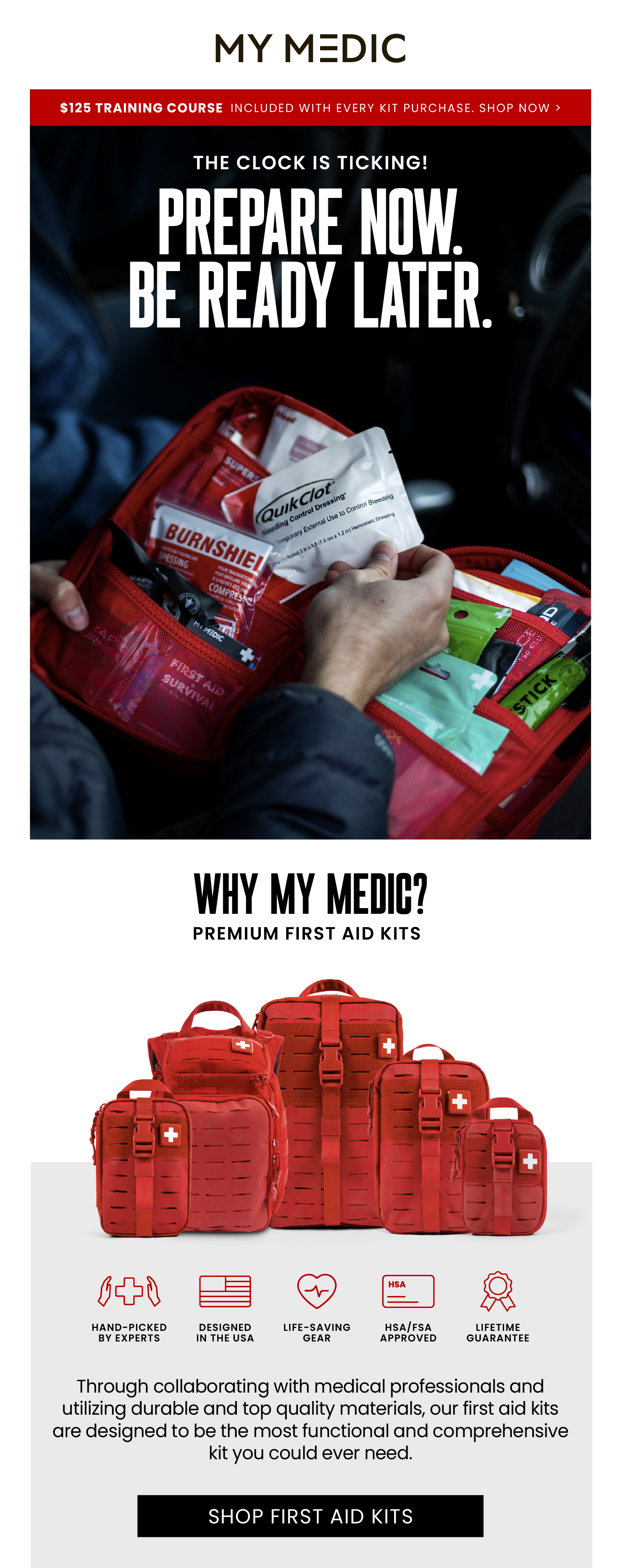 Prepare Now. Be Ready Later.