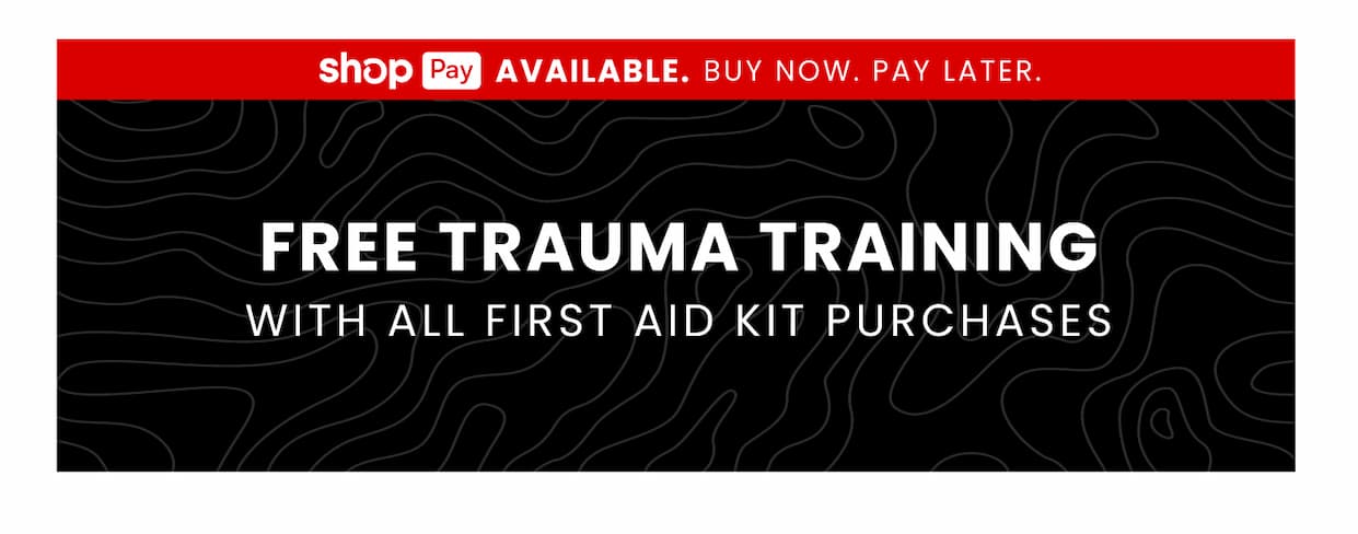 Free trauma training offer available with the purchase of any My Medic first aid kit.