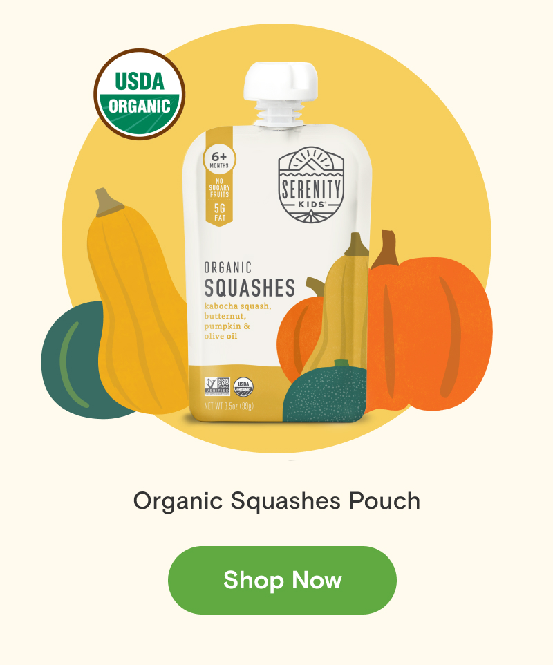 Organic Squashes Pouch