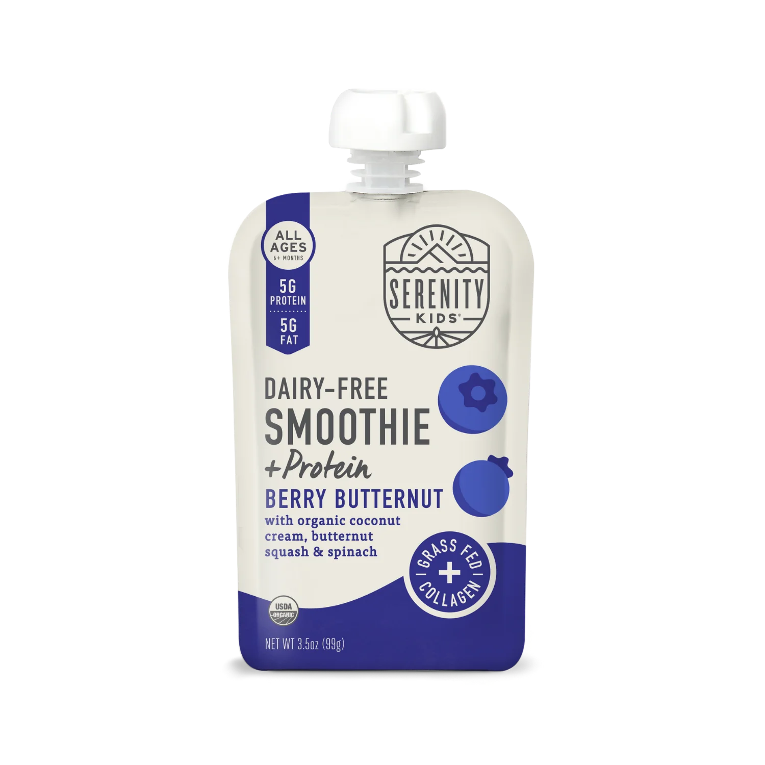 Image of Berry Butternut Smoothie + Protein with Grass Fed Collagen