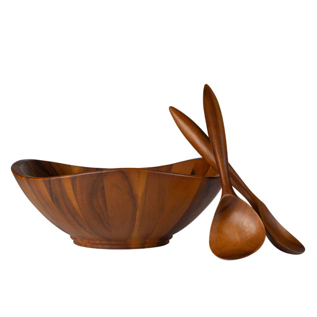Willow Salad Bowl w/Servers