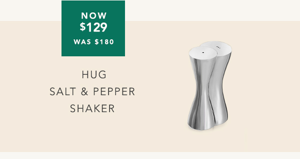 Nambe Hug Salt and Pepper Shaker - Now $129