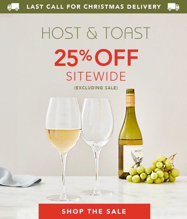 25% off SITEWIDE + FREE SHIPPING