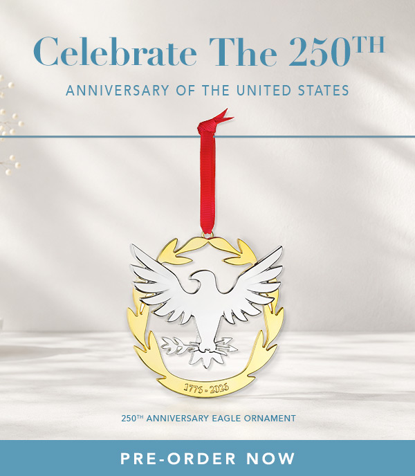 Pre-Order 25th Eagle Anniversary Ornament