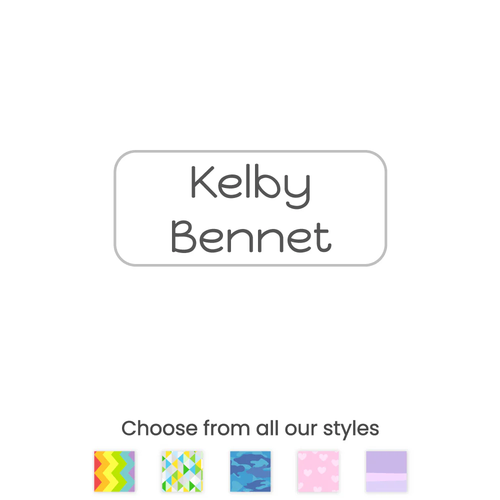 Image of Custom Mini Iron-On Clothing Labels