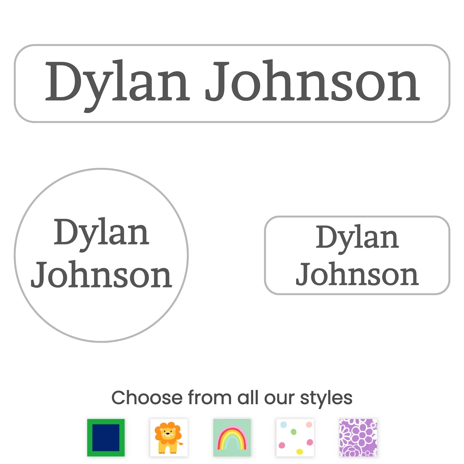 Image of Custom Iron-On Clothing Labels Pack
