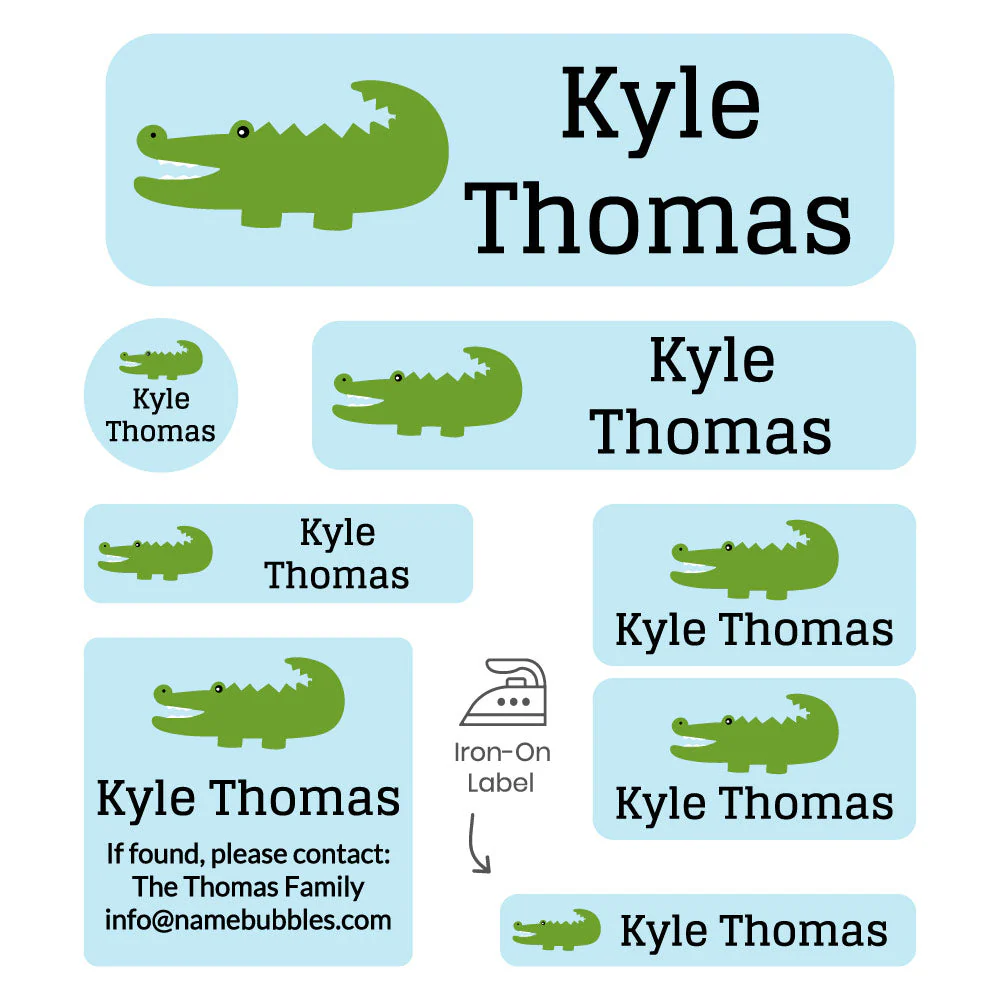 Image of Alligator Sleepaway Camp Labels Pack