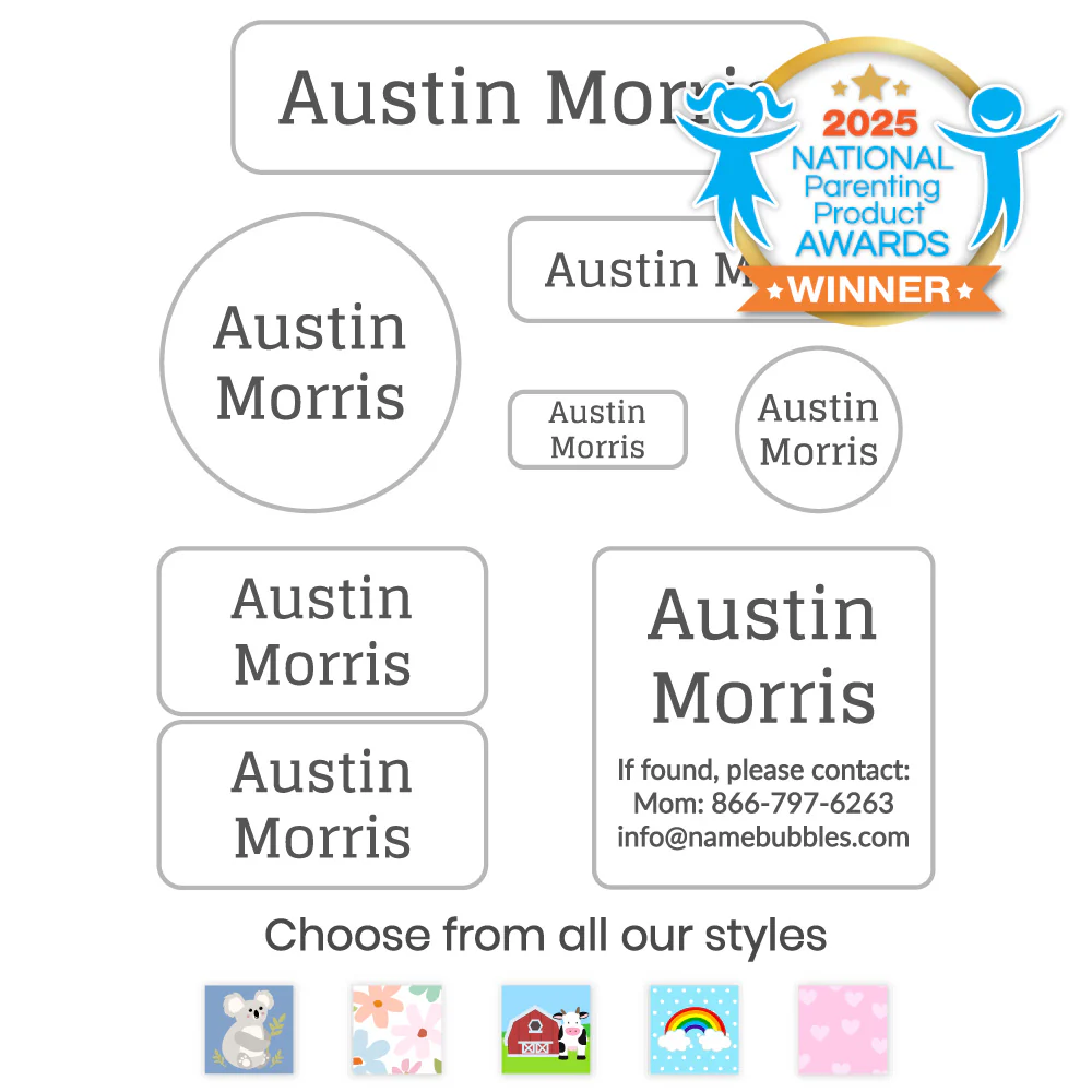 Image of Custom Mega Daycare Labels Pack