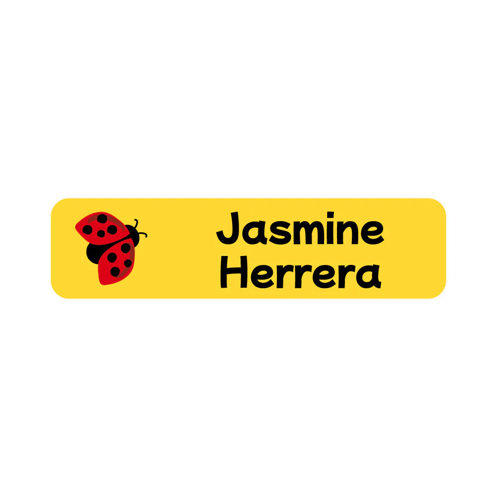 Image of Ladybug Name Labels