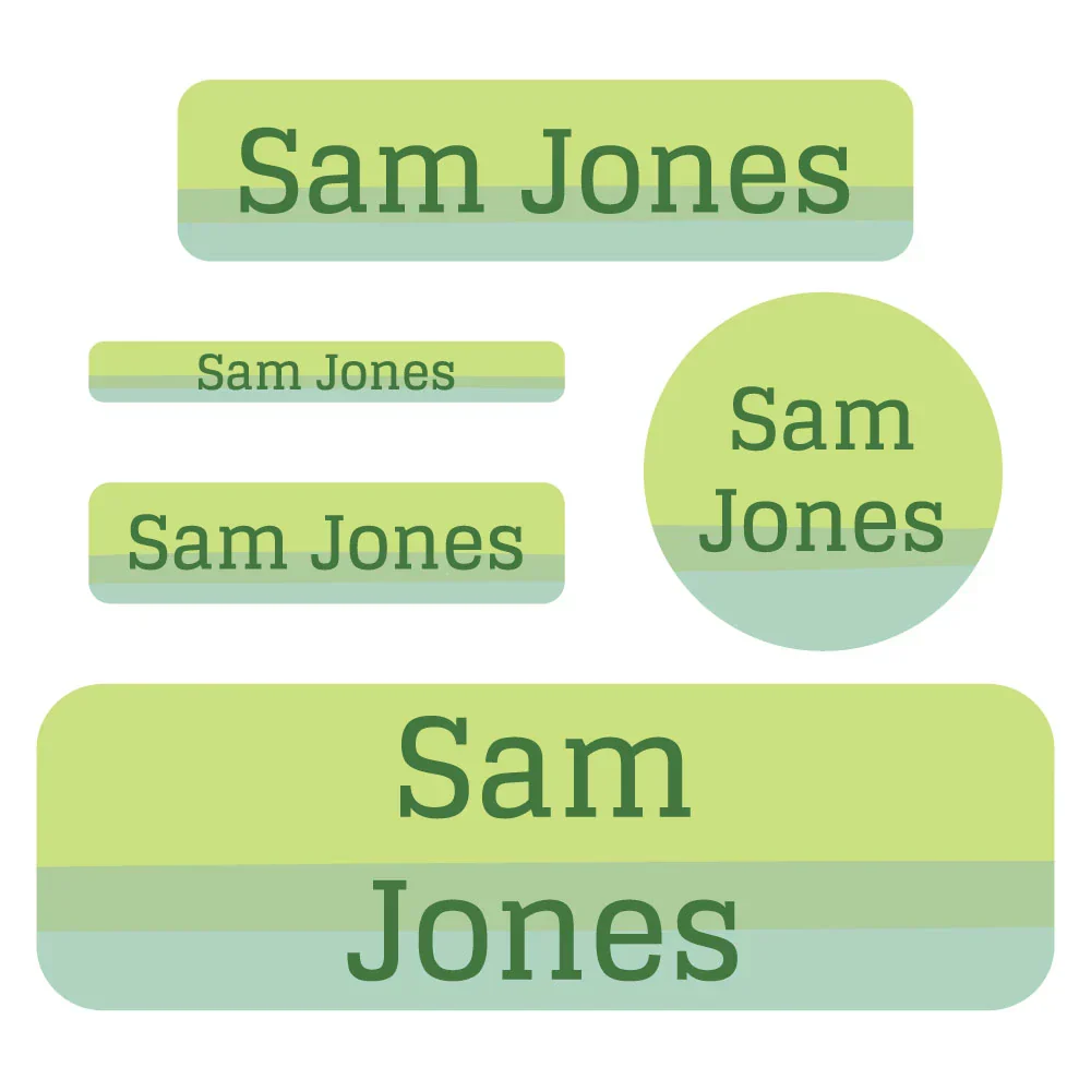 Image of Ombre Waterproof Labels Pack