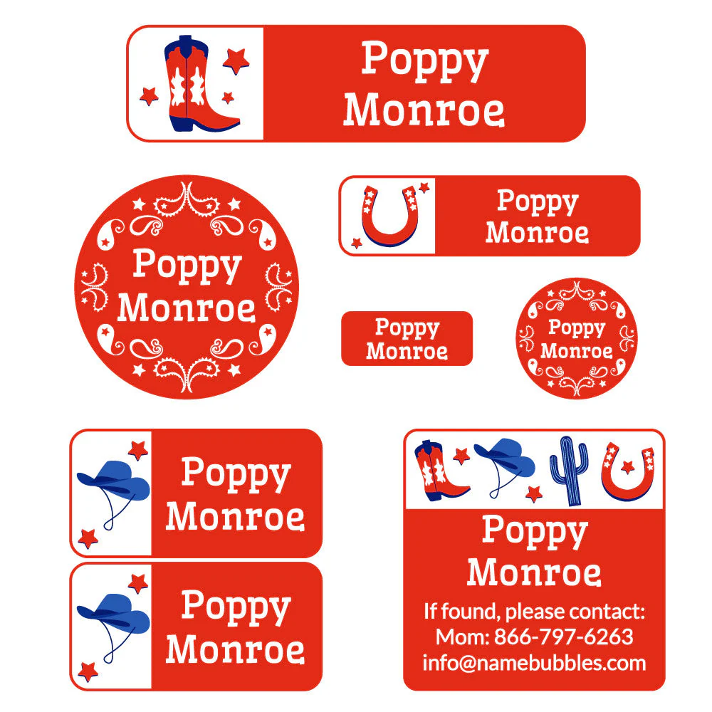 Image of Western Mega Daycare Labels Pack