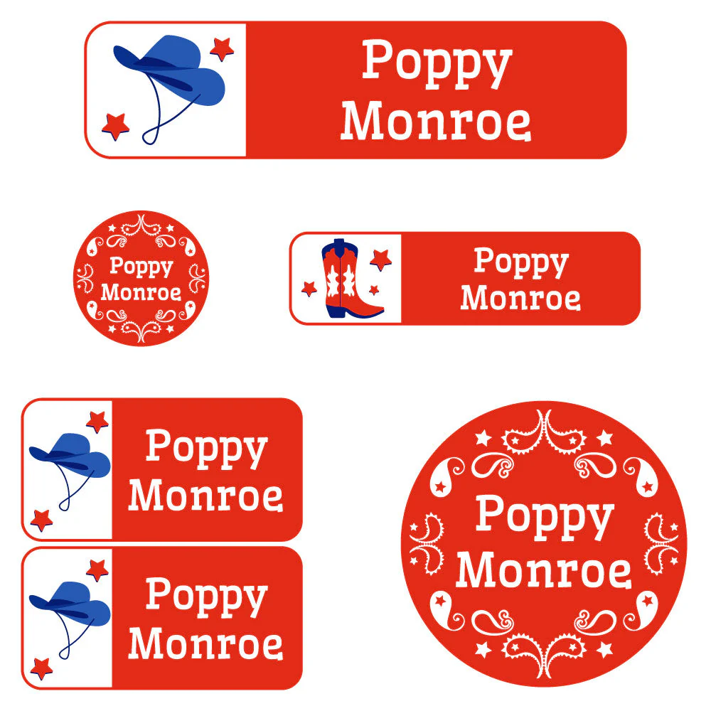 Image of Western Daycare Labels Pack