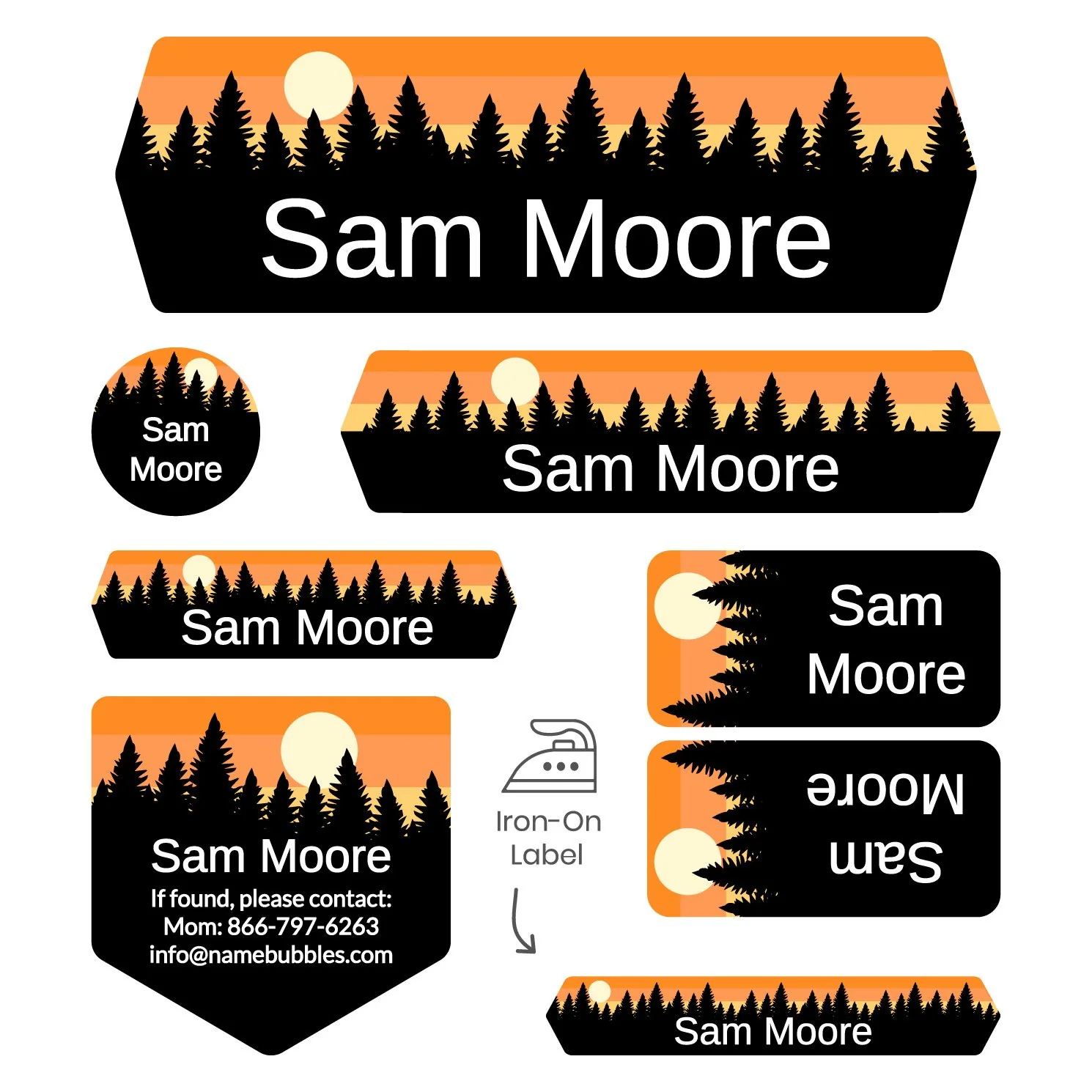 Image of Forest Sky Sleepaway Camp Labels Pack